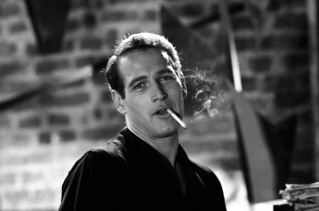Paul NEWMAN, Portrait mit Zigarette 1960